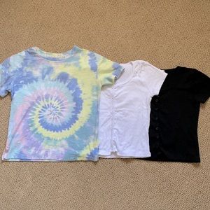 Youth tee shirts bundle- Art class/ White Fawn